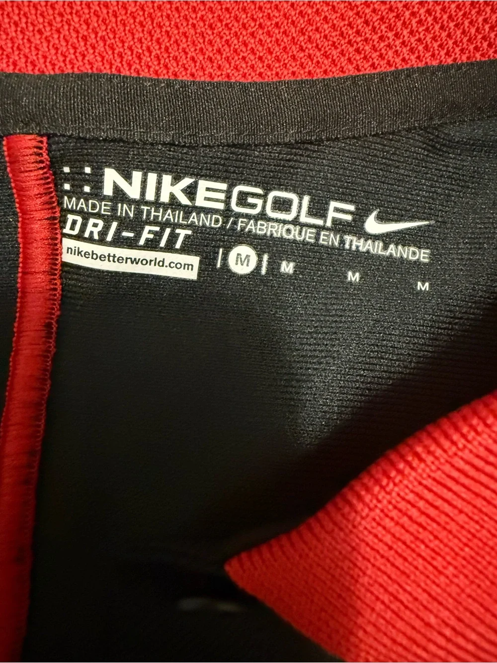 Nike sporty button